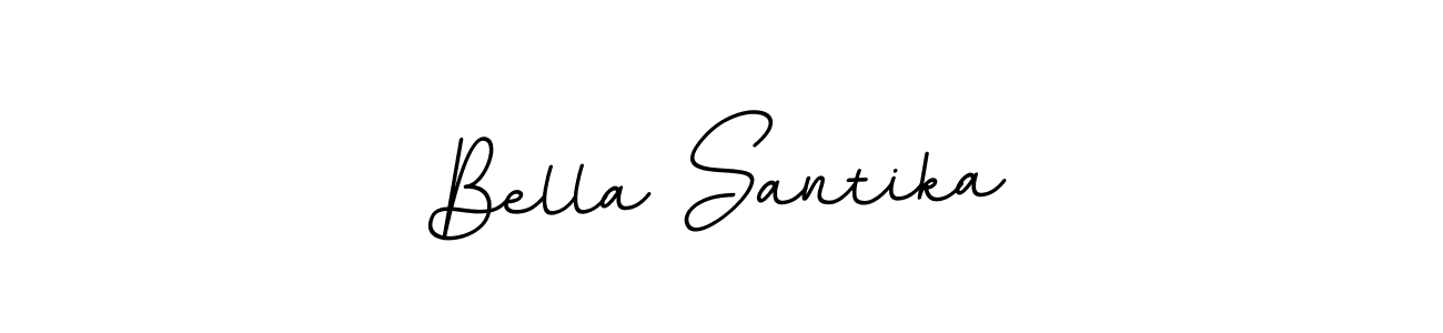 BallpointsItalic-DORy9 is a professional signature style that is perfect for those who want to add a touch of class to their signature. It is also a great choice for those who want to make their signature more unique. Get Bella Santika name to fancy signature for free. Bella Santika signature style 11 images and pictures png