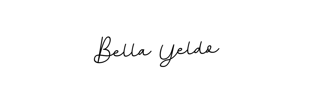 Design your own signature with our free online signature maker. With this signature software, you can create a handwritten (BallpointsItalic-DORy9) signature for name Bella Yeldo. Bella Yeldo signature style 11 images and pictures png