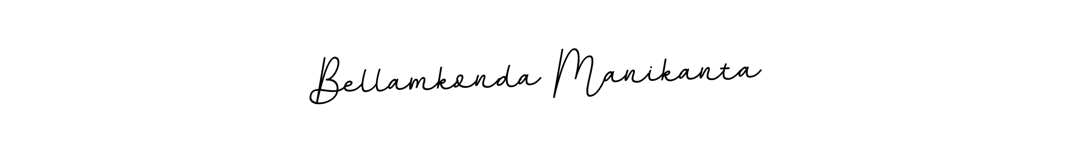 Use a signature maker to create a handwritten signature online. With this signature software, you can design (BallpointsItalic-DORy9) your own signature for name Bellamkonda Manikanta. Bellamkonda Manikanta signature style 11 images and pictures png