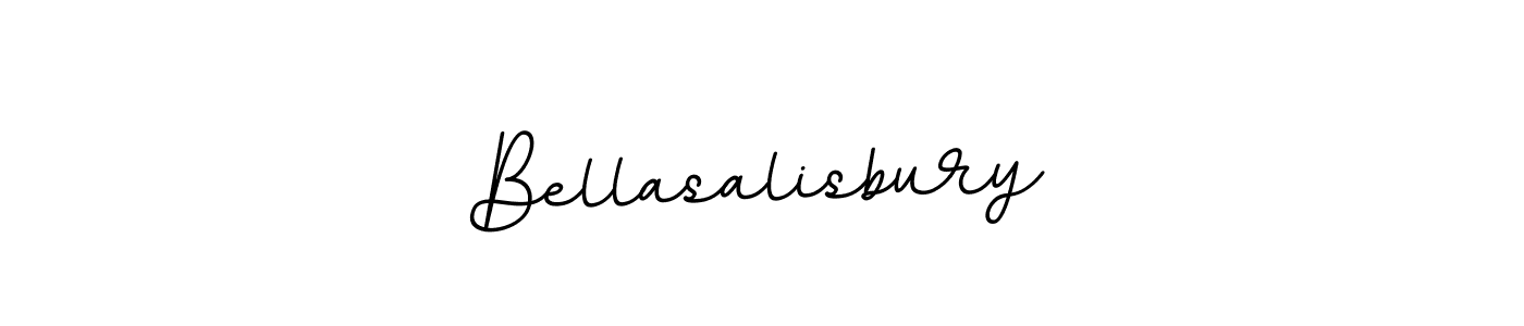 Use a signature maker to create a handwritten signature online. With this signature software, you can design (BallpointsItalic-DORy9) your own signature for name Bellasalisbury. Bellasalisbury signature style 11 images and pictures png