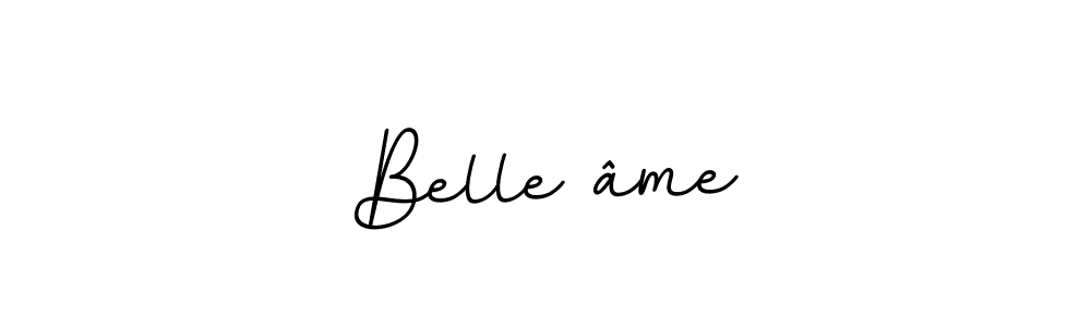 Similarly BallpointsItalic-DORy9 is the best handwritten signature design. Signature creator online .You can use it as an online autograph creator for name Belle âme. Belle âme signature style 11 images and pictures png