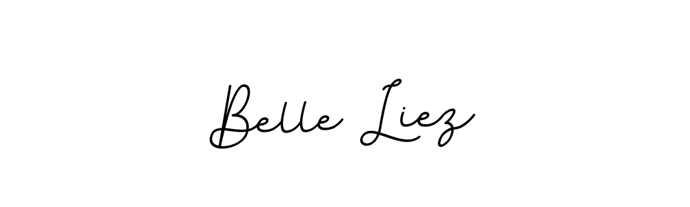 Also You can easily find your signature by using the search form. We will create Belle Liez name handwritten signature images for you free of cost using BallpointsItalic-DORy9 sign style. Belle Liez signature style 11 images and pictures png