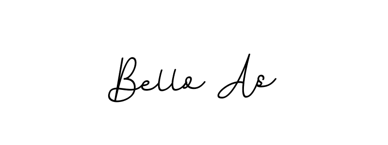 You should practise on your own different ways (BallpointsItalic-DORy9) to write your name (Bello As) in signature. don't let someone else do it for you. Bello As signature style 11 images and pictures png