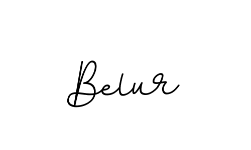 Create a beautiful signature design for name Belur. With this signature (BallpointsItalic-DORy9) fonts, you can make a handwritten signature for free. Belur signature style 11 images and pictures png