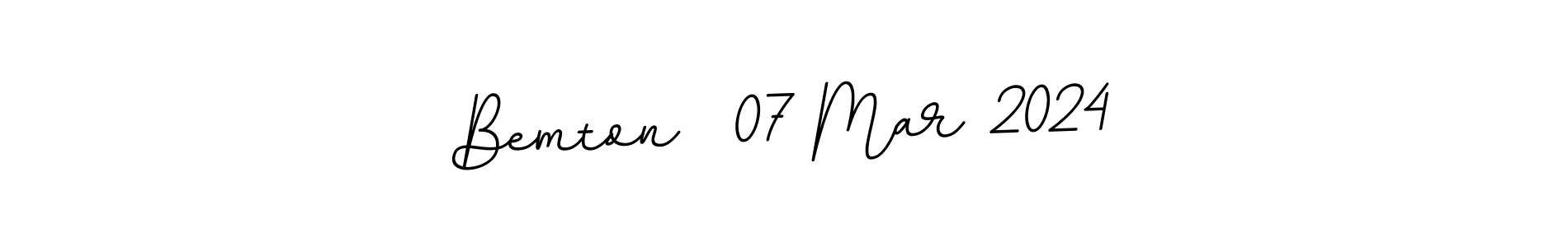 Similarly BallpointsItalic-DORy9 is the best handwritten signature design. Signature creator online .You can use it as an online autograph creator for name Bemton  07 Mar 2024. Bemton  07 Mar 2024 signature style 11 images and pictures png