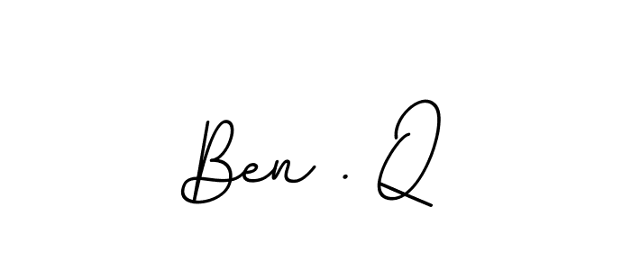 BallpointsItalic-DORy9 is a professional signature style that is perfect for those who want to add a touch of class to their signature. It is also a great choice for those who want to make their signature more unique. Get Ben . Q name to fancy signature for free. Ben . Q signature style 11 images and pictures png