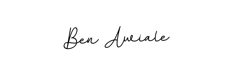 Make a beautiful signature design for name Ben Awiale. With this signature (BallpointsItalic-DORy9) style, you can create a handwritten signature for free. Ben Awiale signature style 11 images and pictures png