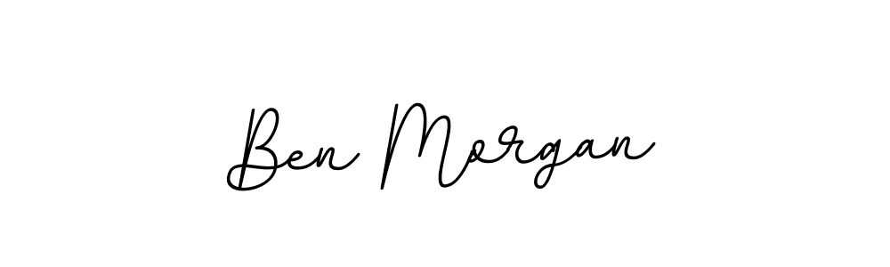 Use a signature maker to create a handwritten signature online. With this signature software, you can design (BallpointsItalic-DORy9) your own signature for name Ben Morgan. Ben Morgan signature style 11 images and pictures png