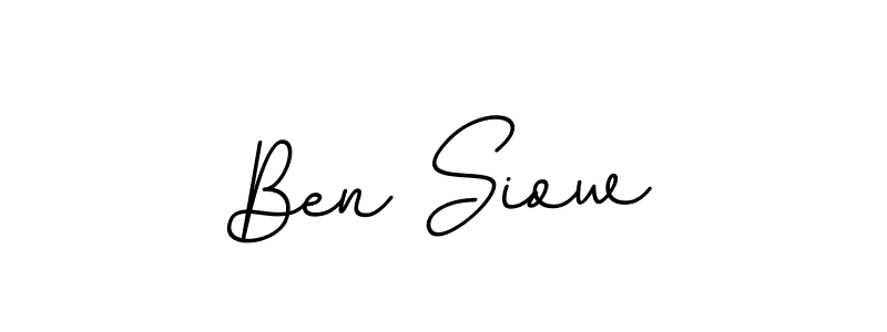 Make a beautiful signature design for name Ben Siow. With this signature (BallpointsItalic-DORy9) style, you can create a handwritten signature for free. Ben Siow signature style 11 images and pictures png