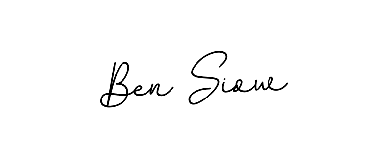 Create a beautiful signature design for name Ben Siow. With this signature (BallpointsItalic-DORy9) fonts, you can make a handwritten signature for free. Ben Siow signature style 11 images and pictures png