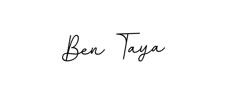 How to make Ben Taya signature? BallpointsItalic-DORy9 is a professional autograph style. Create handwritten signature for Ben Taya name. Ben Taya signature style 11 images and pictures png