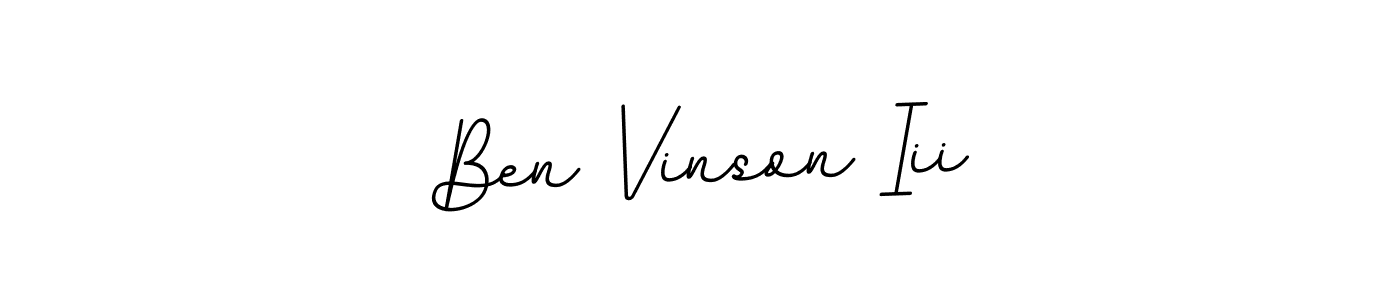 How to make Ben Vinson Iii name signature. Use BallpointsItalic-DORy9 style for creating short signs online. This is the latest handwritten sign. Ben Vinson Iii signature style 11 images and pictures png