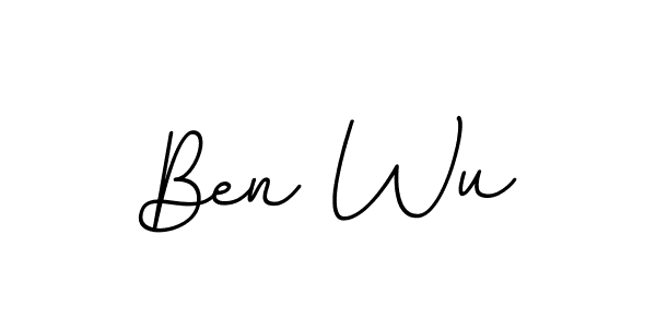 Make a beautiful signature design for name Ben Wu. Use this online signature maker to create a handwritten signature for free. Ben Wu signature style 11 images and pictures png