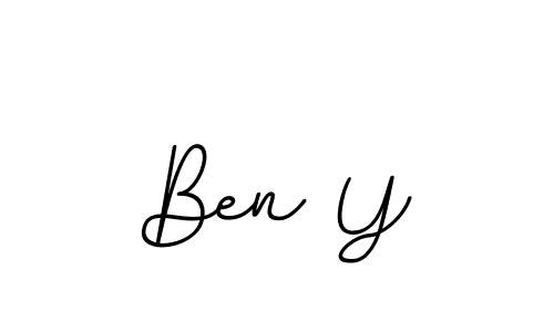 How to make Ben Y signature? BallpointsItalic-DORy9 is a professional autograph style. Create handwritten signature for Ben Y name. Ben Y signature style 11 images and pictures png