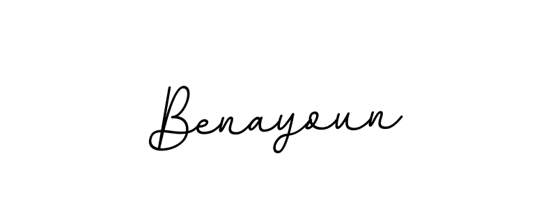 How to make Benayoun signature? BallpointsItalic-DORy9 is a professional autograph style. Create handwritten signature for Benayoun name. Benayoun signature style 11 images and pictures png