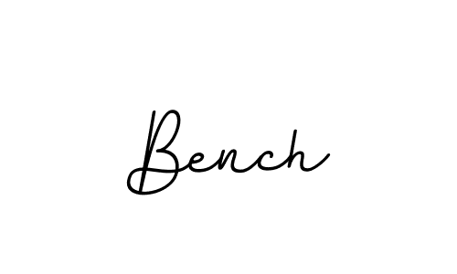 How to make Bench name signature. Use BallpointsItalic-DORy9 style for creating short signs online. This is the latest handwritten sign. Bench signature style 11 images and pictures png