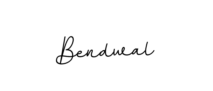 Make a beautiful signature design for name Bendwal. With this signature (BallpointsItalic-DORy9) style, you can create a handwritten signature for free. Bendwal signature style 11 images and pictures png