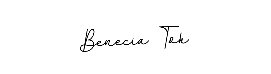 Also we have Benecia Tok name is the best signature style. Create professional handwritten signature collection using BallpointsItalic-DORy9 autograph style. Benecia Tok signature style 11 images and pictures png