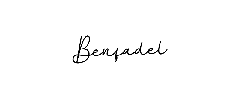 Also we have Benfadel name is the best signature style. Create professional handwritten signature collection using BallpointsItalic-DORy9 autograph style. Benfadel signature style 11 images and pictures png