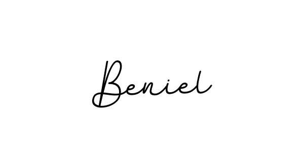 Make a beautiful signature design for name Beniel. Use this online signature maker to create a handwritten signature for free. Beniel signature style 11 images and pictures png