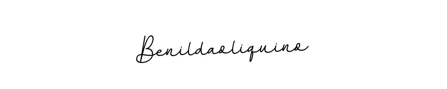 You should practise on your own different ways (BallpointsItalic-DORy9) to write your name (Benildaoliquino) in signature. don't let someone else do it for you. Benildaoliquino signature style 11 images and pictures png