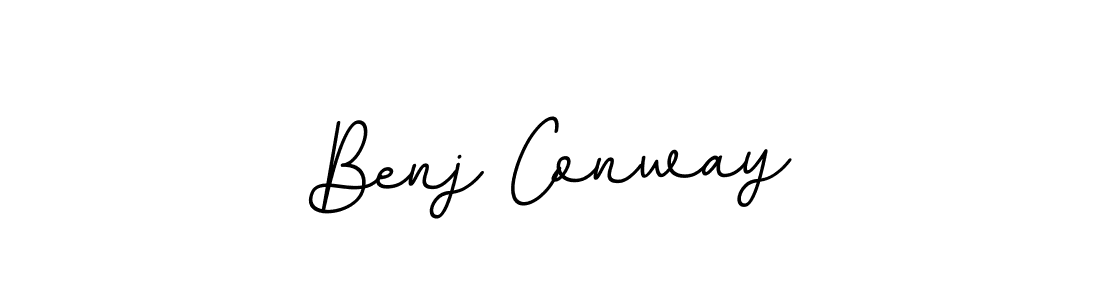Create a beautiful signature design for name Benj Conway. With this signature (BallpointsItalic-DORy9) fonts, you can make a handwritten signature for free. Benj Conway signature style 11 images and pictures png