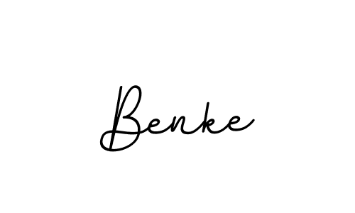 Create a beautiful signature design for name Benke. With this signature (BallpointsItalic-DORy9) fonts, you can make a handwritten signature for free. Benke signature style 11 images and pictures png