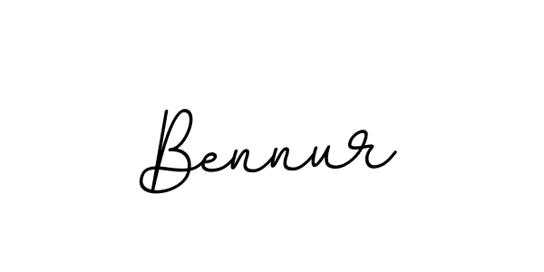 Make a beautiful signature design for name Bennur. With this signature (BallpointsItalic-DORy9) style, you can create a handwritten signature for free. Bennur signature style 11 images and pictures png