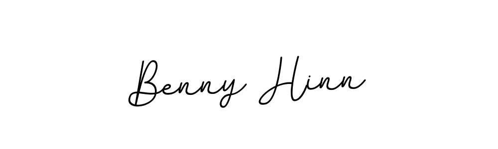 Use a signature maker to create a handwritten signature online. With this signature software, you can design (BallpointsItalic-DORy9) your own signature for name Benny Hinn. Benny Hinn signature style 11 images and pictures png