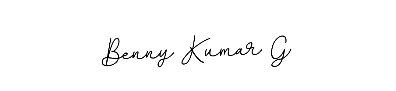 Make a beautiful signature design for name Benny Kumar G. Use this online signature maker to create a handwritten signature for free. Benny Kumar G signature style 11 images and pictures png