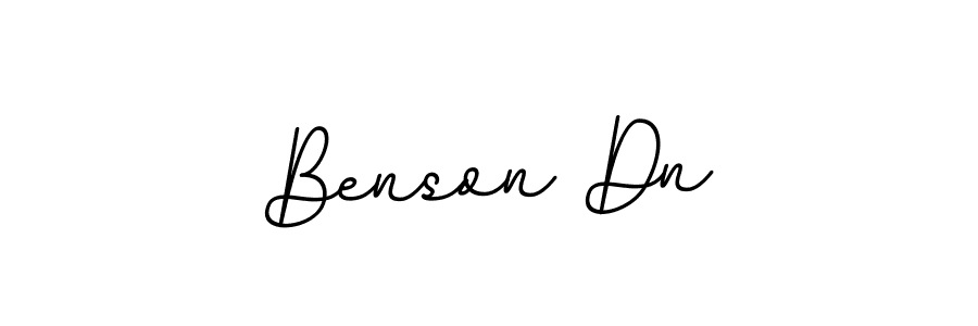 Design your own signature with our free online signature maker. With this signature software, you can create a handwritten (BallpointsItalic-DORy9) signature for name Benson Dn. Benson Dn signature style 11 images and pictures png