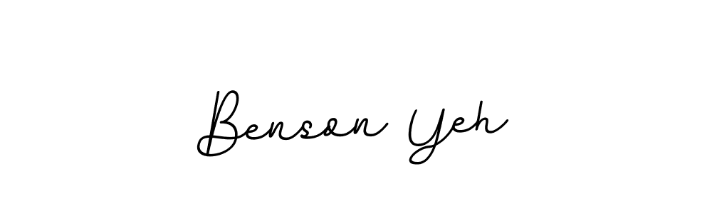 Also we have Benson Yeh name is the best signature style. Create professional handwritten signature collection using BallpointsItalic-DORy9 autograph style. Benson Yeh signature style 11 images and pictures png