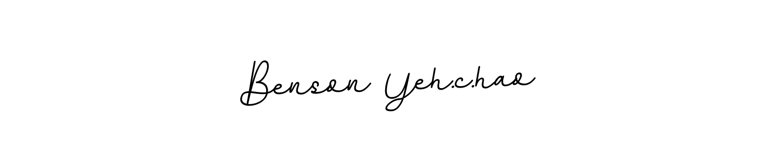 How to make Benson Yeh.c.hao signature? BallpointsItalic-DORy9 is a professional autograph style. Create handwritten signature for Benson Yeh.c.hao name. Benson Yeh.c.hao signature style 11 images and pictures png