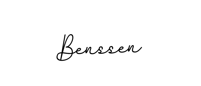 It looks lik you need a new signature style for name Benssen. Design unique handwritten (BallpointsItalic-DORy9) signature with our free signature maker in just a few clicks. Benssen signature style 11 images and pictures png