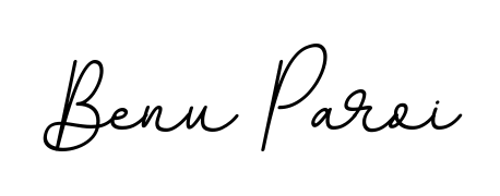 A stylish, flowing autograph style designed for name Benu Paroi using BallpointsItalic-DORy9 typography. Perfect for digital creative projects. Benu Paroi signature style 11 images and pictures png