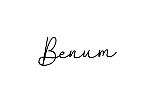 Use a signature maker to create a handwritten signature online. With this signature software, you can design (BallpointsItalic-DORy9) your own signature for name Benum. Benum signature style 11 images and pictures png