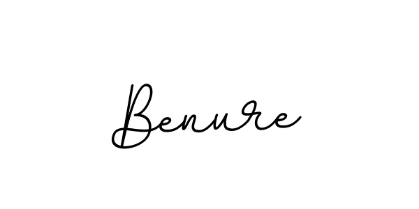 You should practise on your own different ways (BallpointsItalic-DORy9) to write your name (Benure) in signature. don't let someone else do it for you. Benure signature style 11 images and pictures png