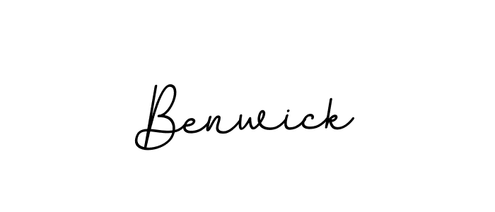 How to Draw Benwick signature style? BallpointsItalic-DORy9 is a latest design signature styles for name Benwick. Benwick signature style 11 images and pictures png