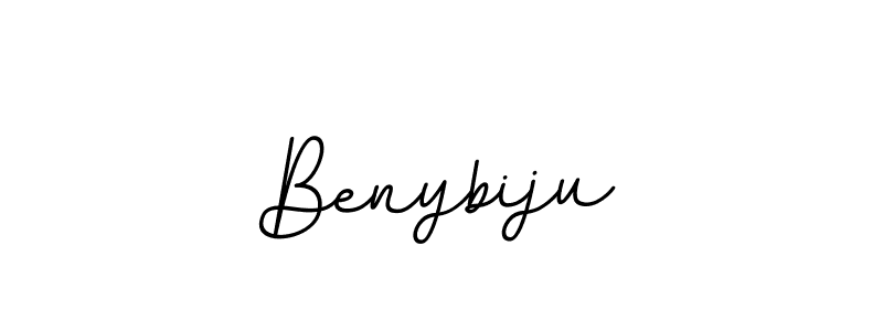 Make a beautiful signature design for name Benybiju. With this signature (BallpointsItalic-DORy9) style, you can create a handwritten signature for free. Benybiju signature style 11 images and pictures png