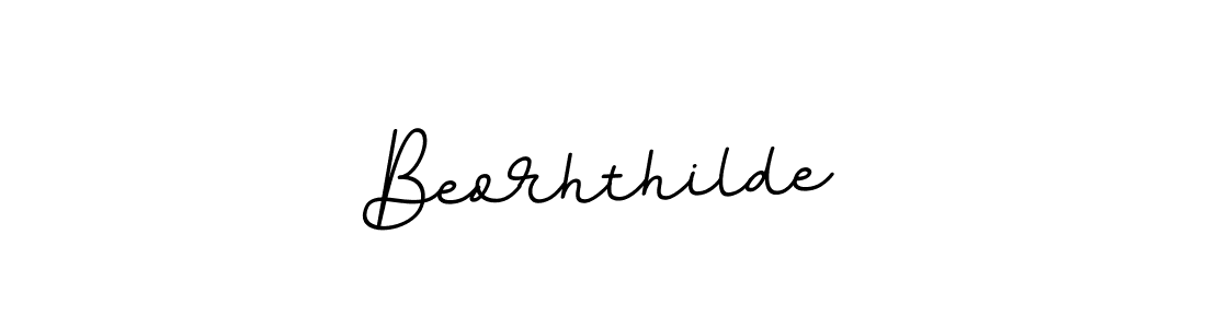 How to make Beorhthilde signature? BallpointsItalic-DORy9 is a professional autograph style. Create handwritten signature for Beorhthilde name. Beorhthilde signature style 11 images and pictures png