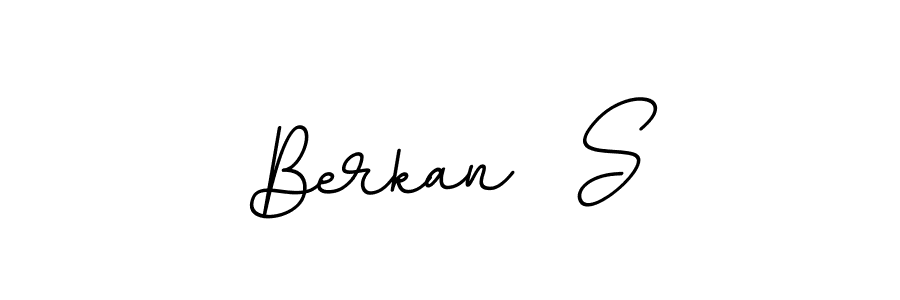if you are searching for the best signature style for your name Berkan  S. so please give up your signature search. here we have designed multiple signature styles  using BallpointsItalic-DORy9. Berkan  S signature style 11 images and pictures png