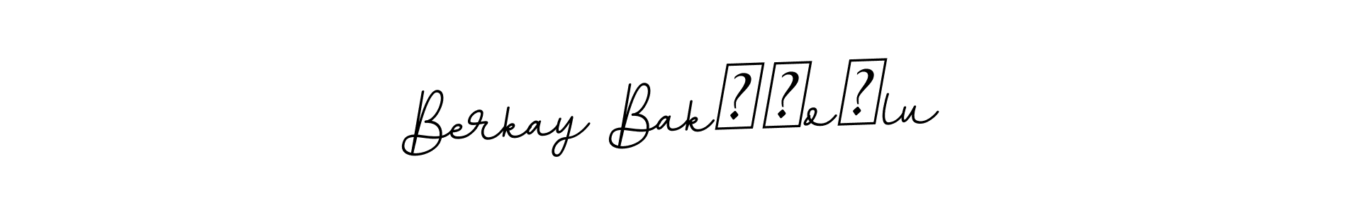 Create a beautiful signature design for name Berkay Bakışoğlu. With this signature (BallpointsItalic-DORy9) fonts, you can make a handwritten signature for free. Berkay Bakışoğlu signature style 11 images and pictures png