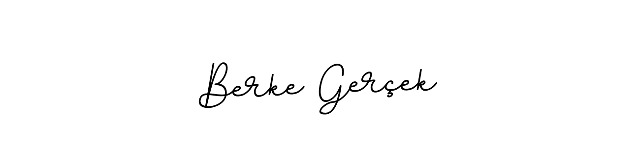 Make a beautiful signature design for name Berke Gerçek. With this signature (BallpointsItalic-DORy9) style, you can create a handwritten signature for free. Berke Gerçek signature style 11 images and pictures png