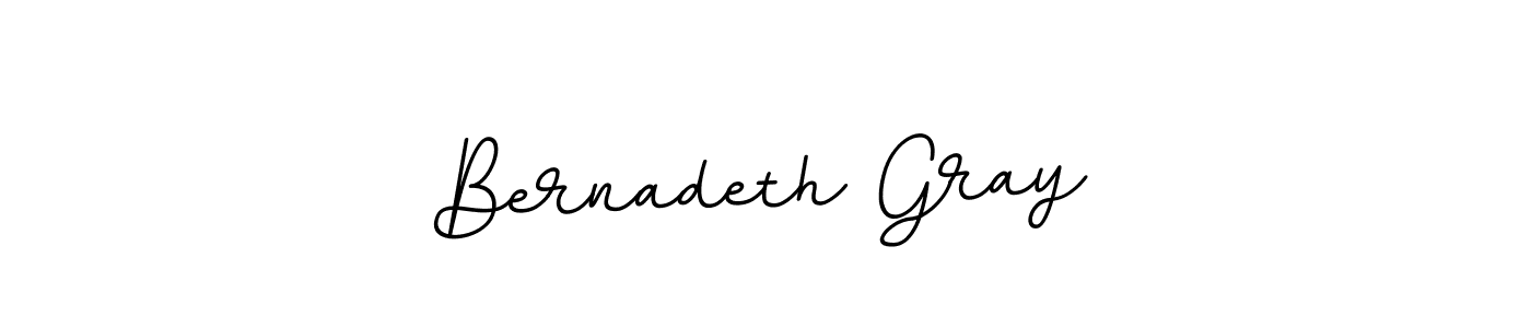 BallpointsItalic-DORy9 is a professional signature style that is perfect for those who want to add a touch of class to their signature. It is also a great choice for those who want to make their signature more unique. Get Bernadeth Gray name to fancy signature for free. Bernadeth Gray signature style 11 images and pictures png