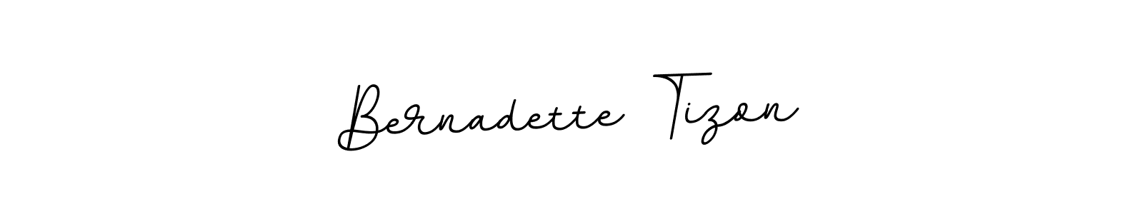 Use a signature maker to create a handwritten signature online. With this signature software, you can design (BallpointsItalic-DORy9) your own signature for name Bernadette Tizon. Bernadette Tizon signature style 11 images and pictures png