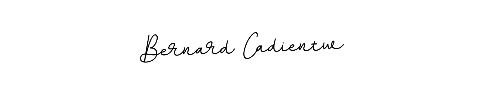 Design your own signature with our free online signature maker. With this signature software, you can create a handwritten (BallpointsItalic-DORy9) signature for name Bernard Cadientw. Bernard Cadientw signature style 11 images and pictures png