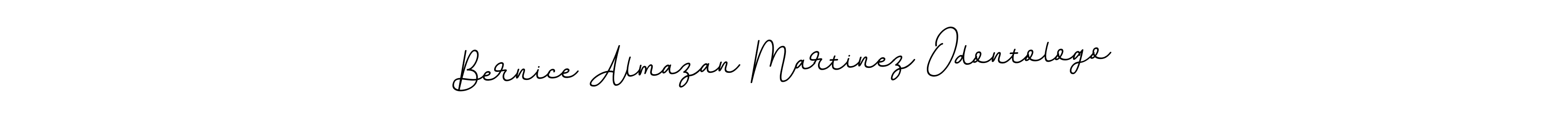 Bernice Almazan Martinez Odontologo stylish signature style. Best Handwritten Sign (BallpointsItalic-DORy9) for my name. Handwritten Signature Collection Ideas for my name Bernice Almazan Martinez Odontologo. Bernice Almazan Martinez Odontologo signature style 11 images and pictures png