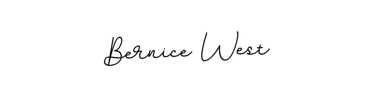 It looks lik you need a new signature style for name Bernice West. Design unique handwritten (BallpointsItalic-DORy9) signature with our free signature maker in just a few clicks. Bernice West signature style 11 images and pictures png