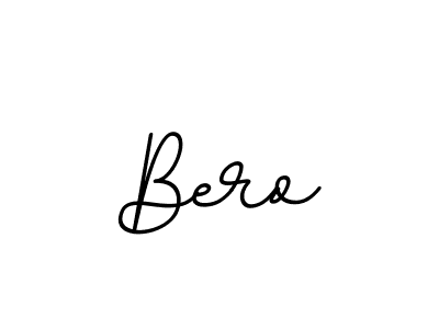 Make a beautiful signature design for name Bero. With this signature (BallpointsItalic-DORy9) style, you can create a handwritten signature for free. Bero signature style 11 images and pictures png
