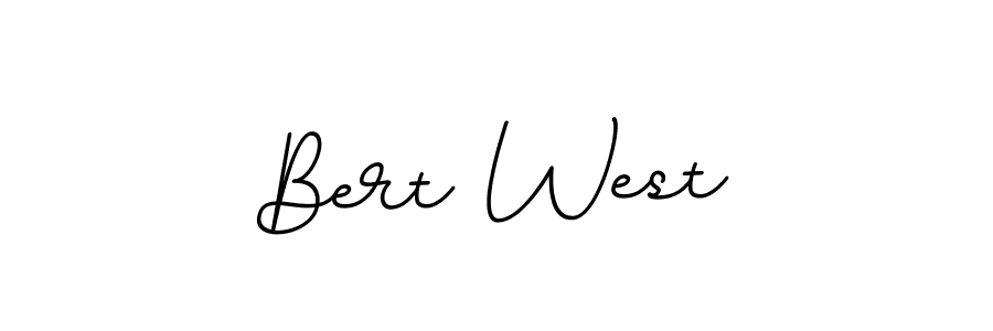 Create a beautiful signature design for name Bert West. With this signature (BallpointsItalic-DORy9) fonts, you can make a handwritten signature for free. Bert West signature style 11 images and pictures png